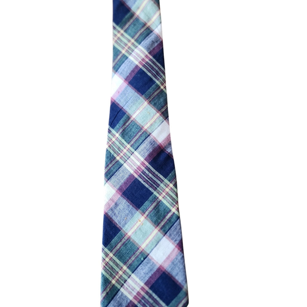Joseph A. Bank Blue Plaid Tie